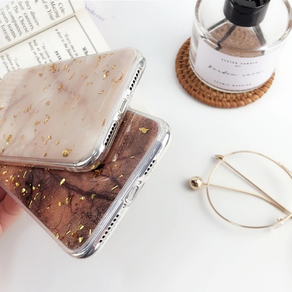 NEW iPhone XR Brown and Gold Foil Case - Picture 4 of 6